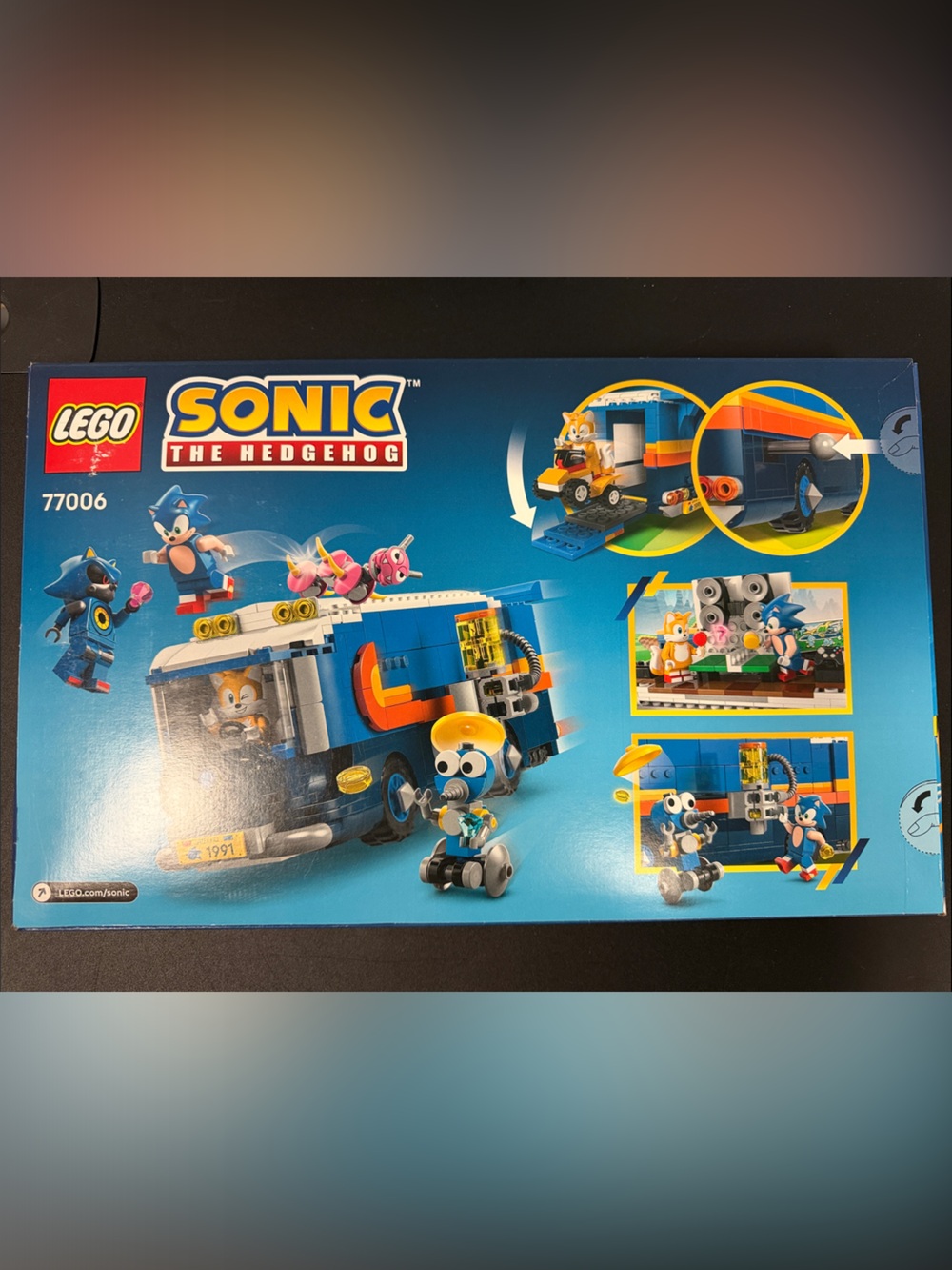 Lego Sonic The Hedgehog Blue, White, Orange & Yellow Team Playset - Picture 2 of 2